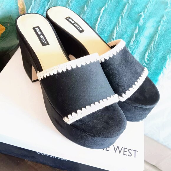 Nine west Yickie2 Platform Mules - Picture 8 of 11